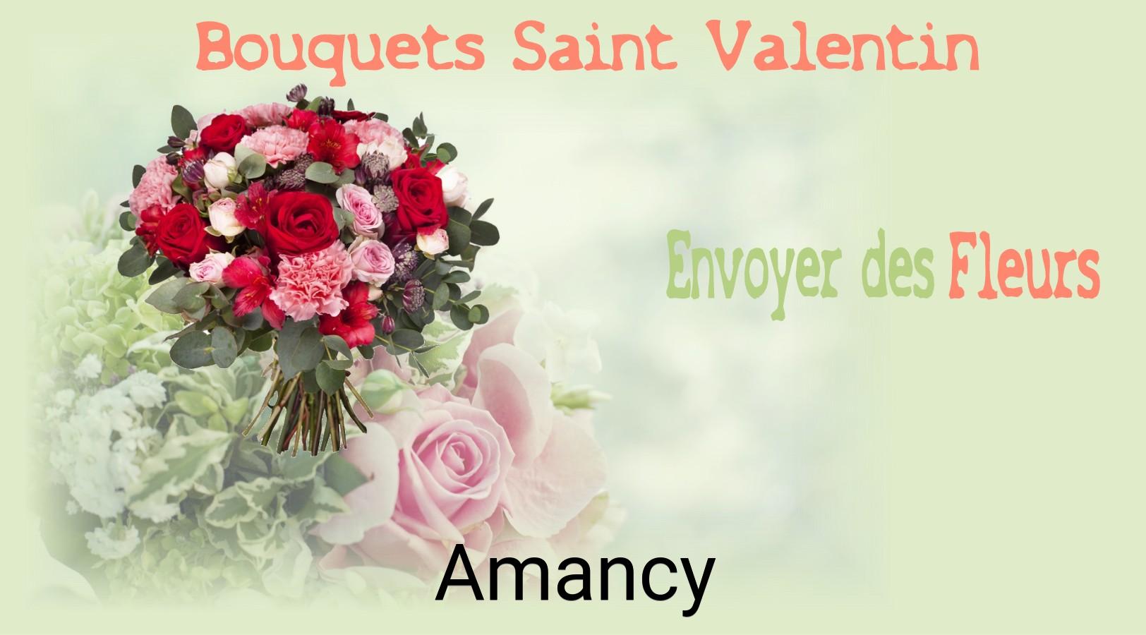 Roses de Saint-Valentin livrées à Amancy